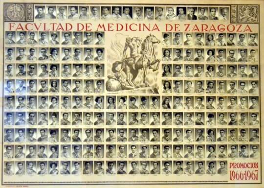 Facultad de Medicina Zaragoza 1967