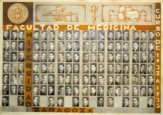 Facultad de Medicina Zaragoza 1933